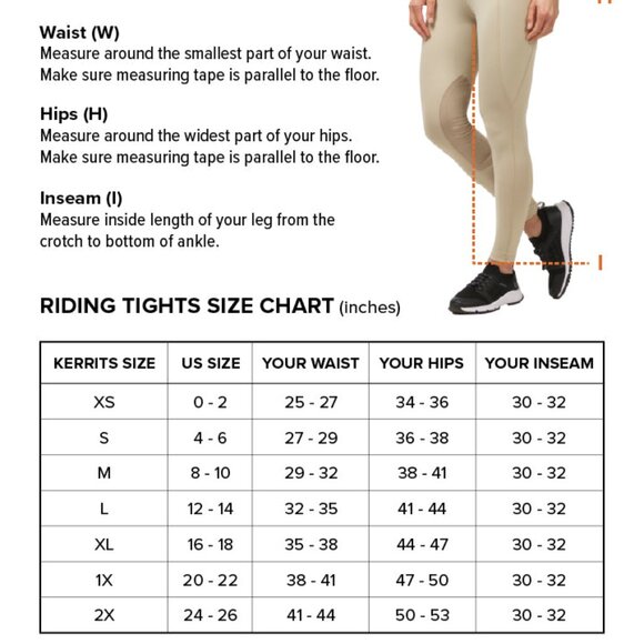 Kerrits Activewear Flex 3.0 Full Seat Tight Size 2XTAN / 2X - Picture 7 of 11